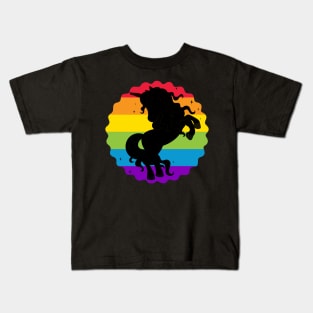 Vintage unicorn Kids T-Shirt